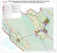 Карта  градостроительного зонирования  территории х.Южный, п.Лучезарный, Михайловского сельского поселения Курганинского района